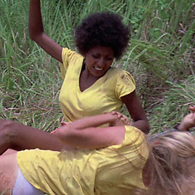 blaxploitation legend pam grier in epic movie catfight